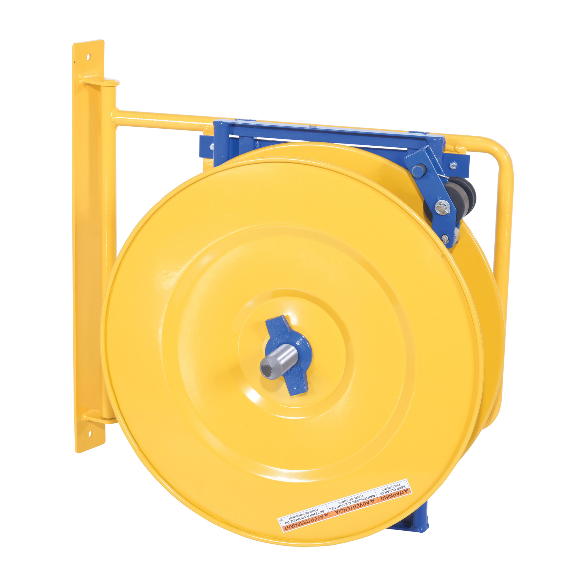 Vestil Steel Wall-Mounted Strapping Cart - Pivoting Bracket, Model# STRAP-WALL